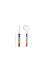 Crystalp Chakra Earrings meaurements